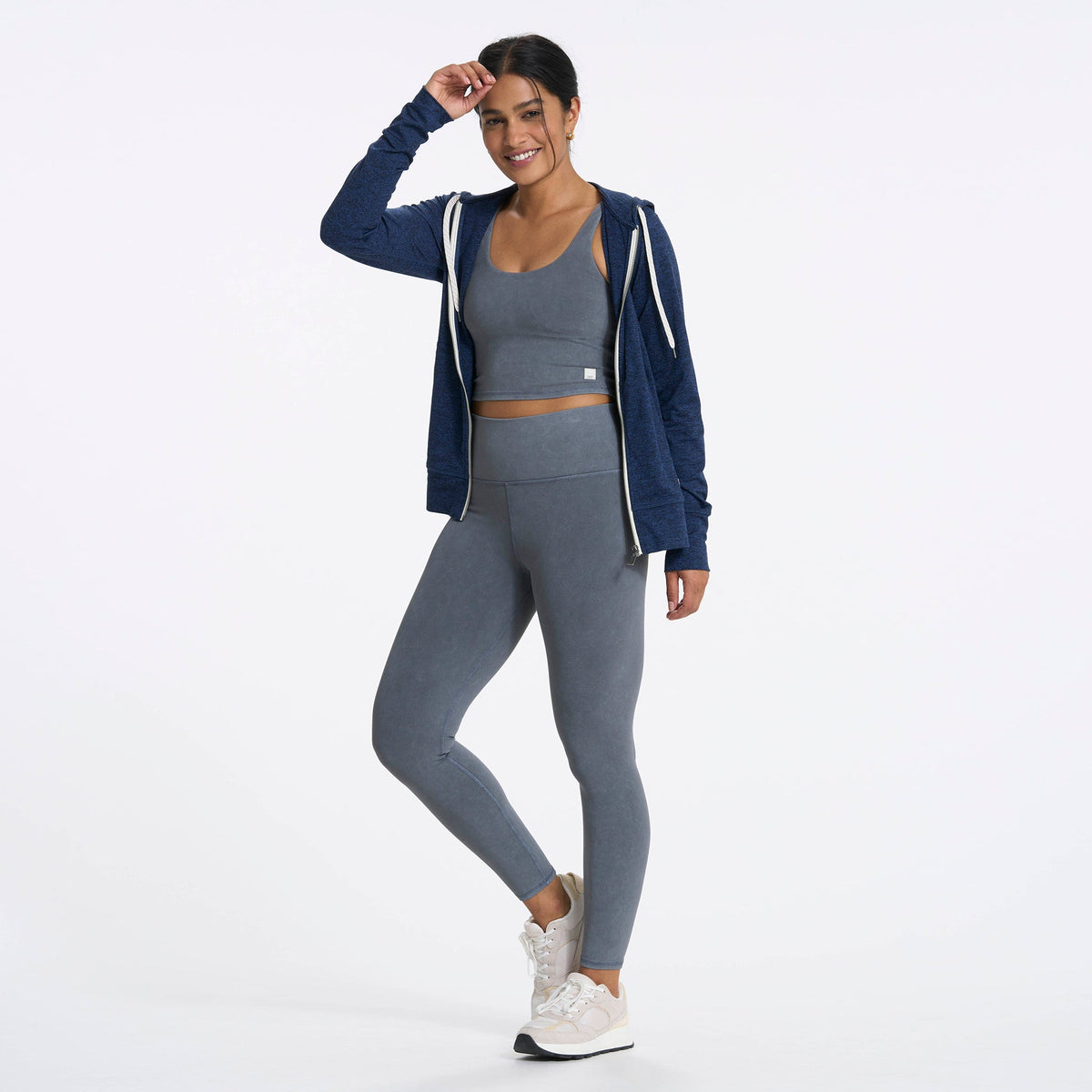 Halo Performance Hoodie | Navy Heather