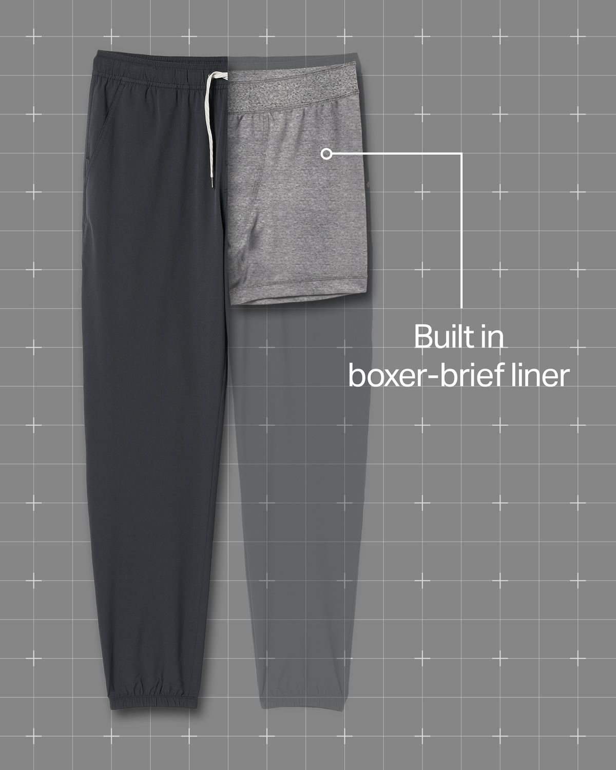 Kore Jogger Lined 28 | Dark Oregano