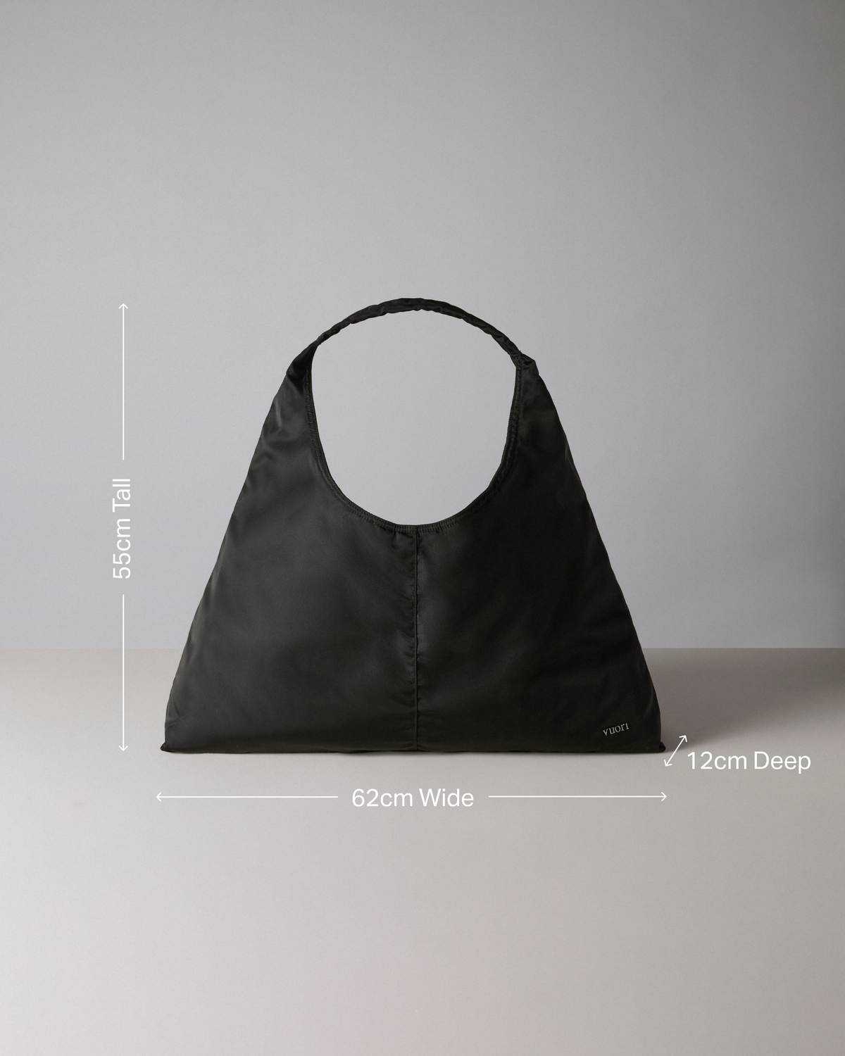 Vuori Arden Oversized Shoulder Bag | Black