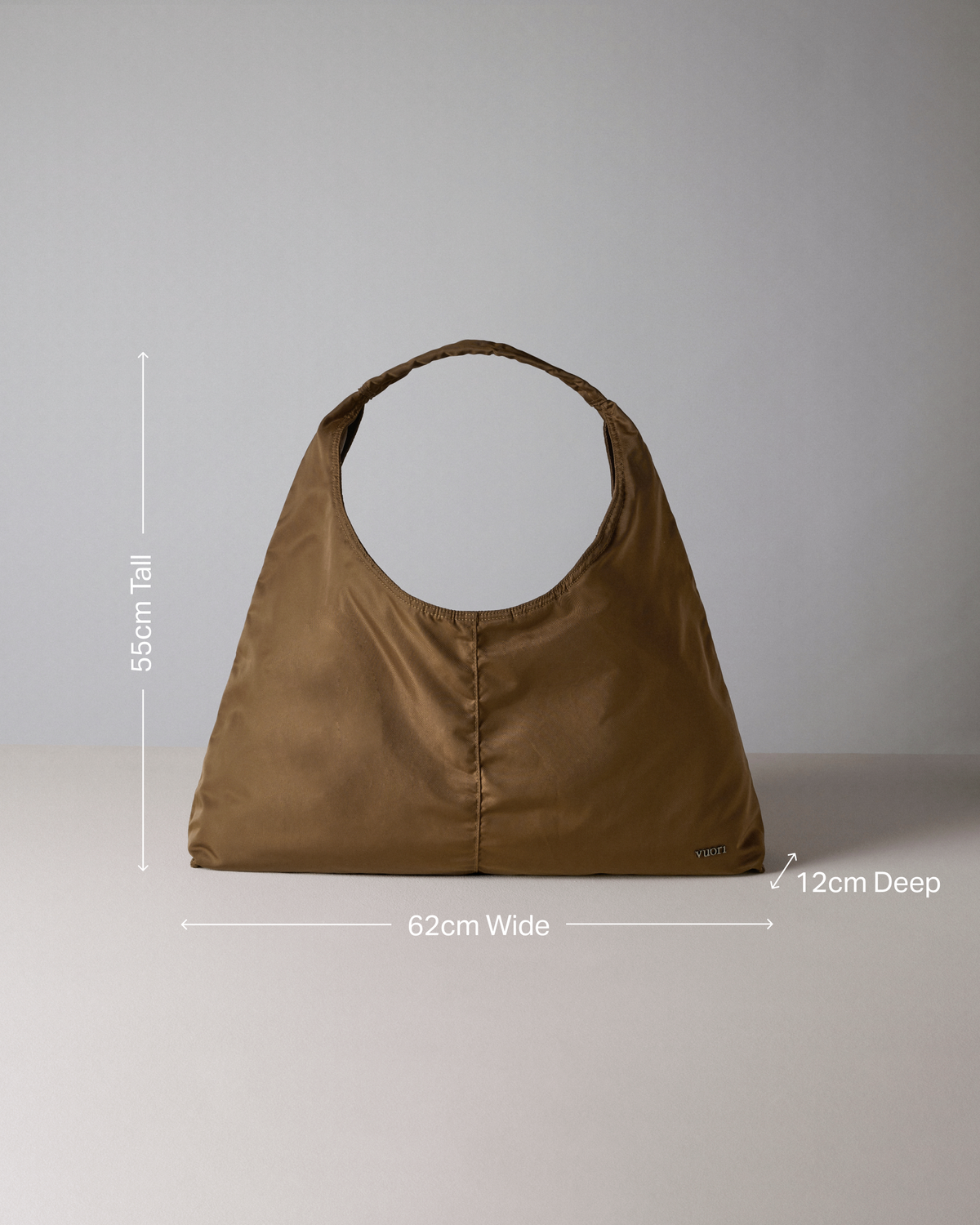 Vuori Arden Oversized Shoulder Bag | Bourbon