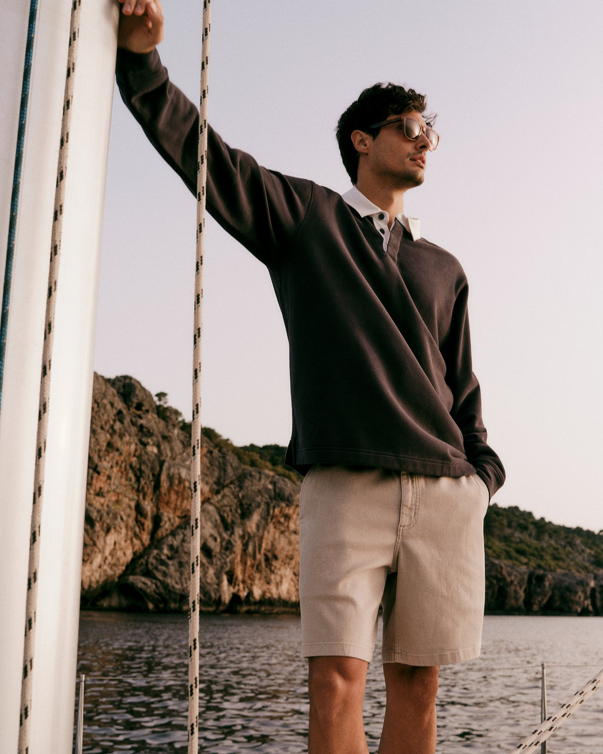 Long Sleeve Cypress Rugby | Navy