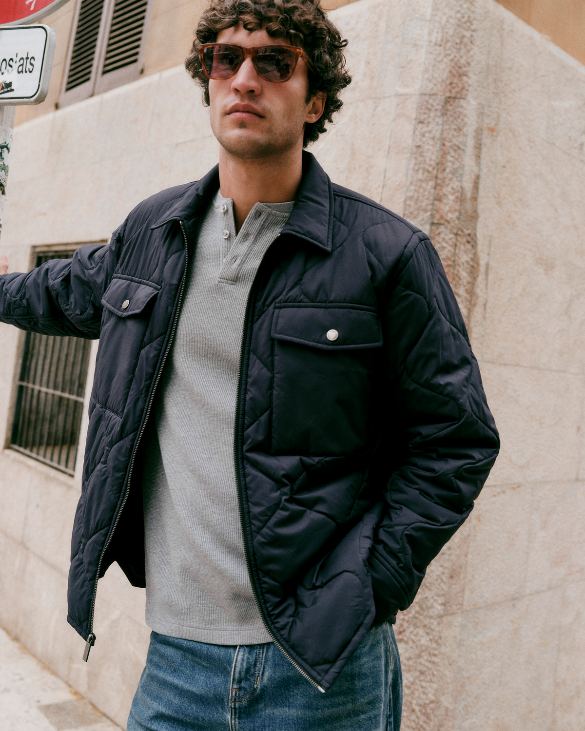 Echo Quilted Jacket | Ink