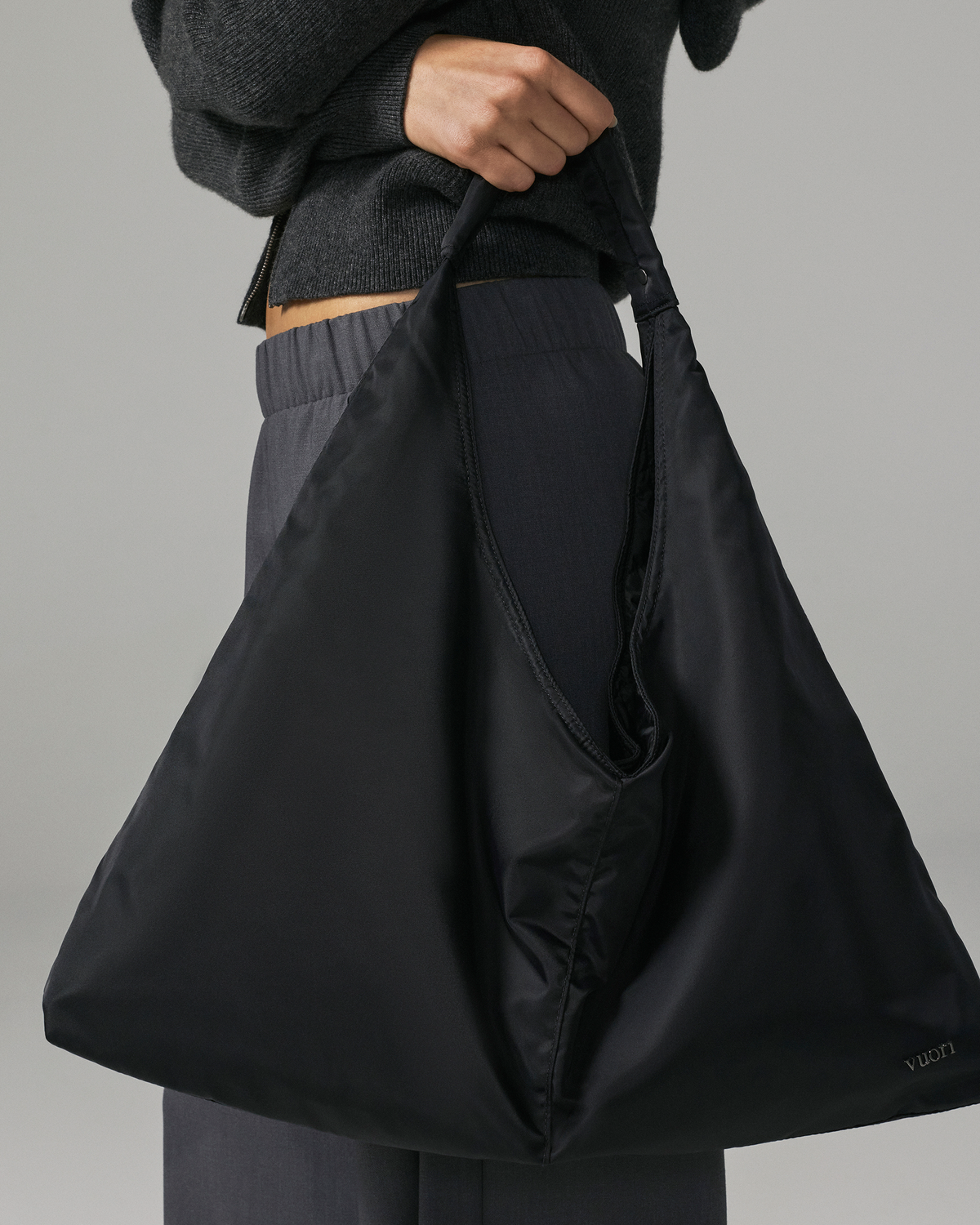 Vuori Arden Oversized Shoulder Bag | Black