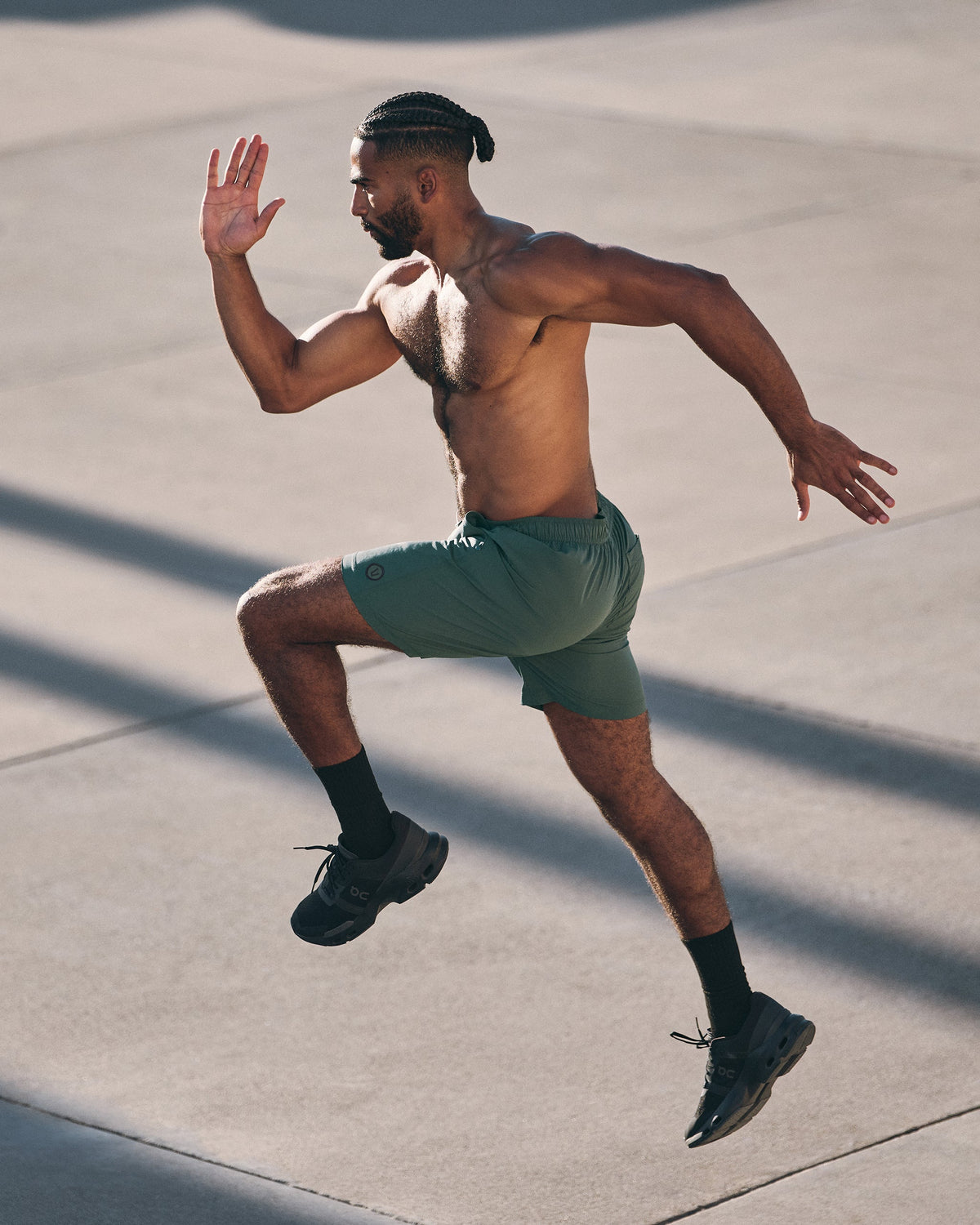 Kore Short Lined 7 | Agate Green Tonal