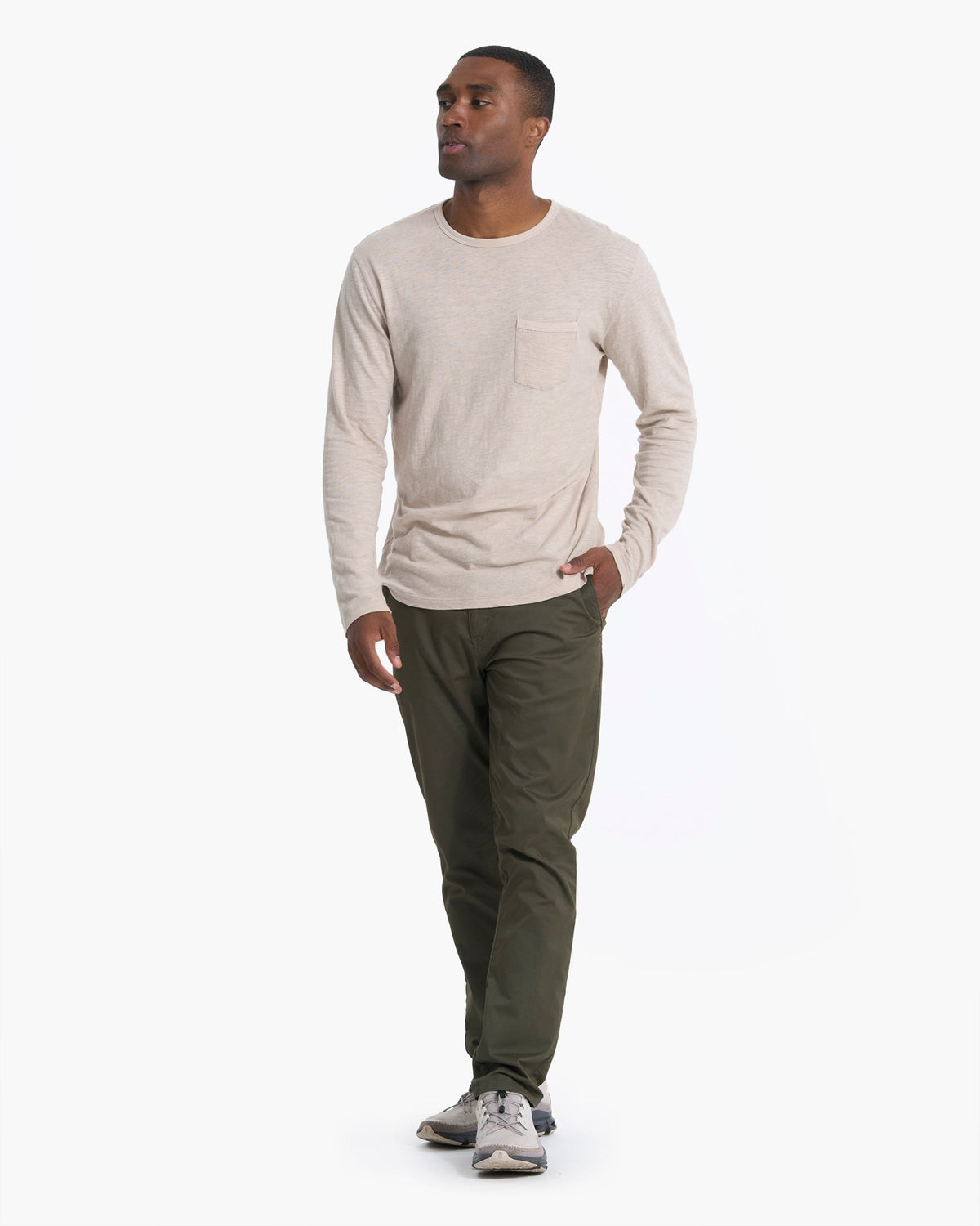 Long Sleeve Rise Tee | Dark Salt