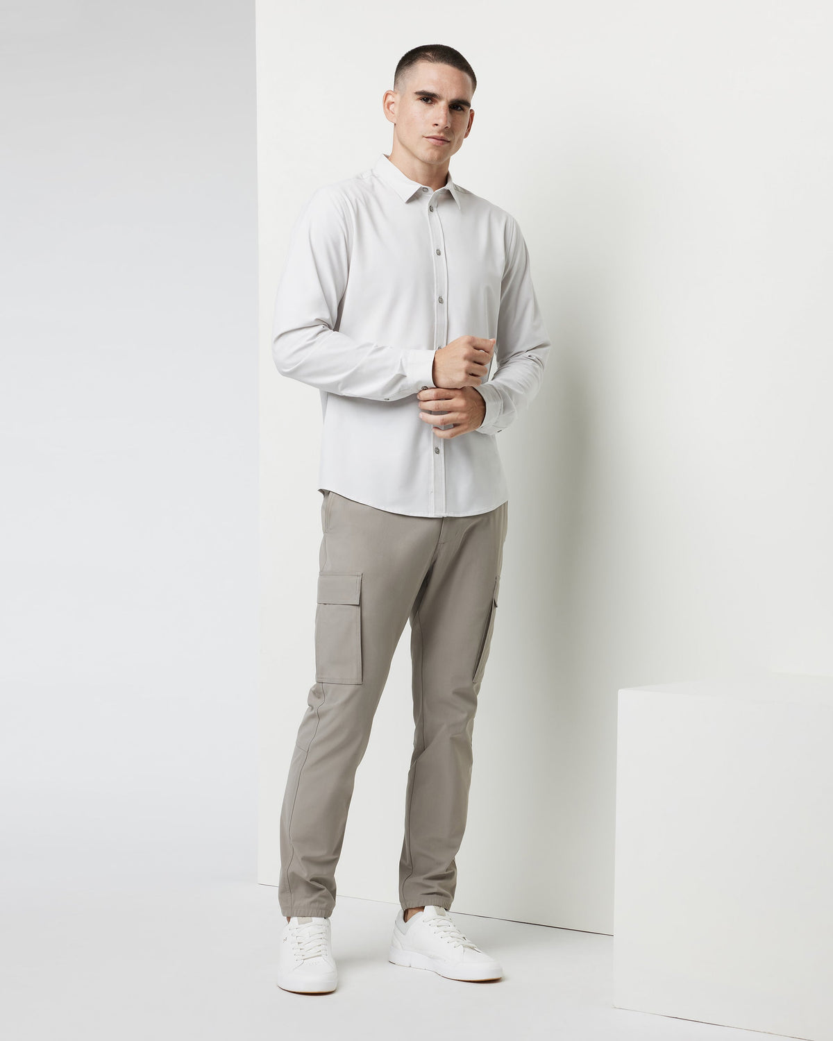 Long Sleeve Bridge Button Down | Salt