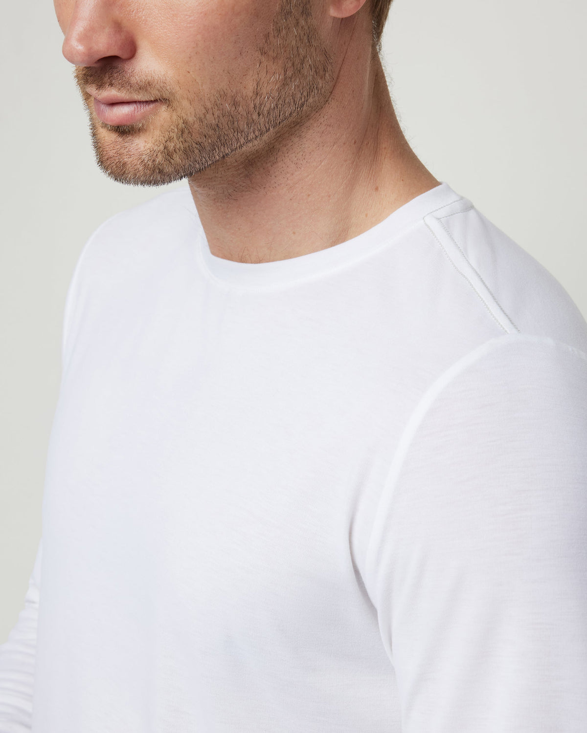 Long Sleeve Current Tech Tee | White