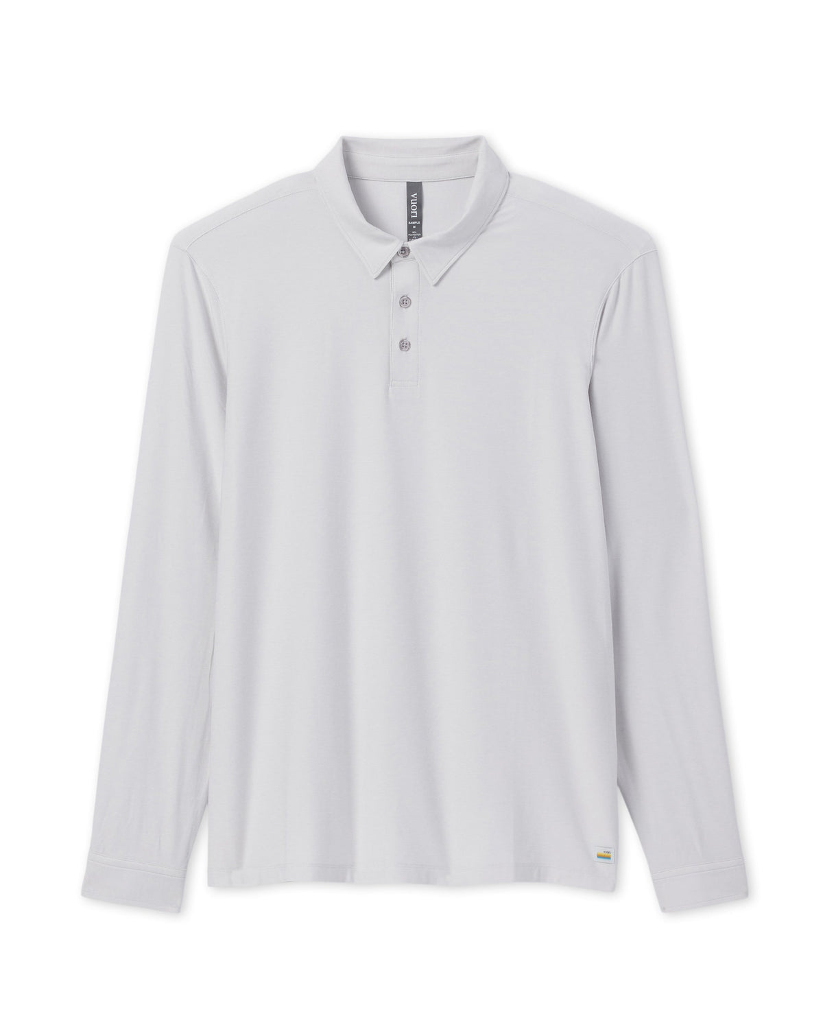 Long Sleeve Strato Tech Polo | Frost Grey Heather