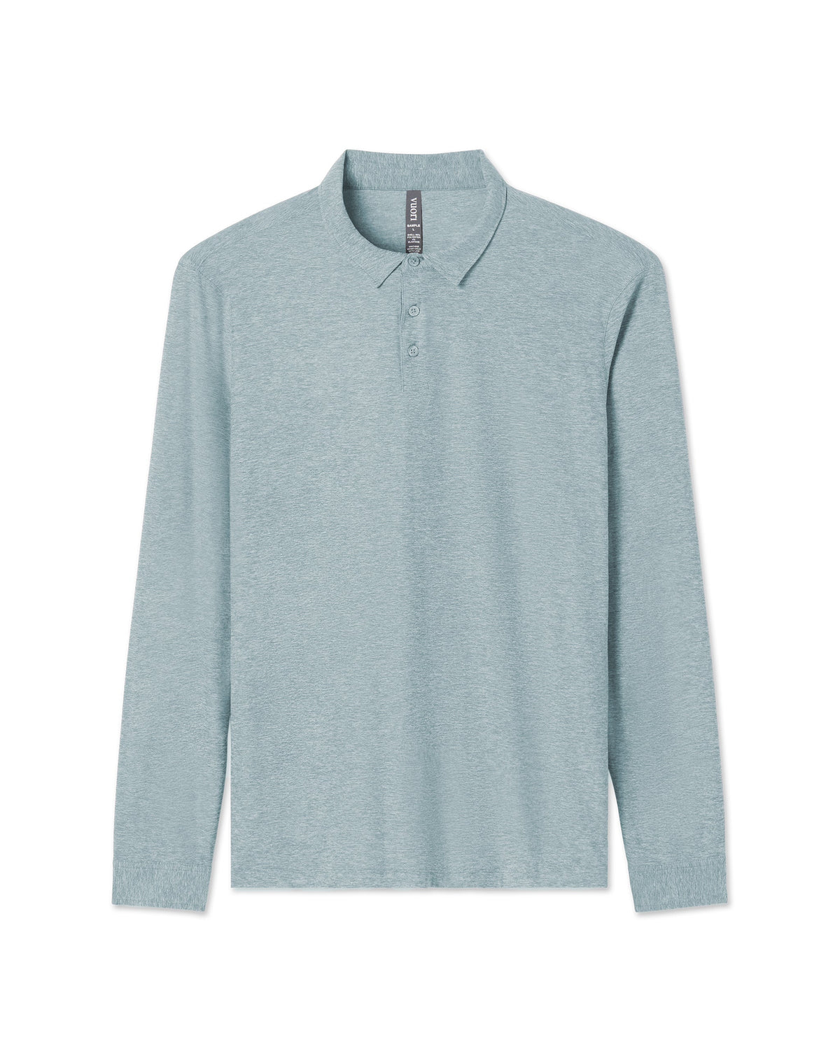 Long Sleeve Strato Tech Polo | Vintage Pistachio Heather