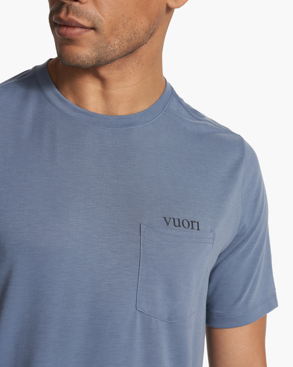 Current Pocket Tee | Azure
