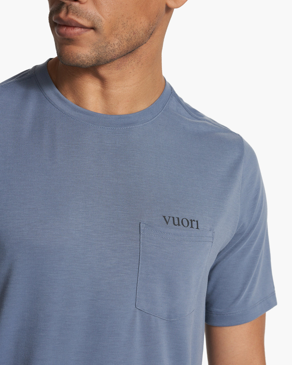 Current Pocket Tee | Azure