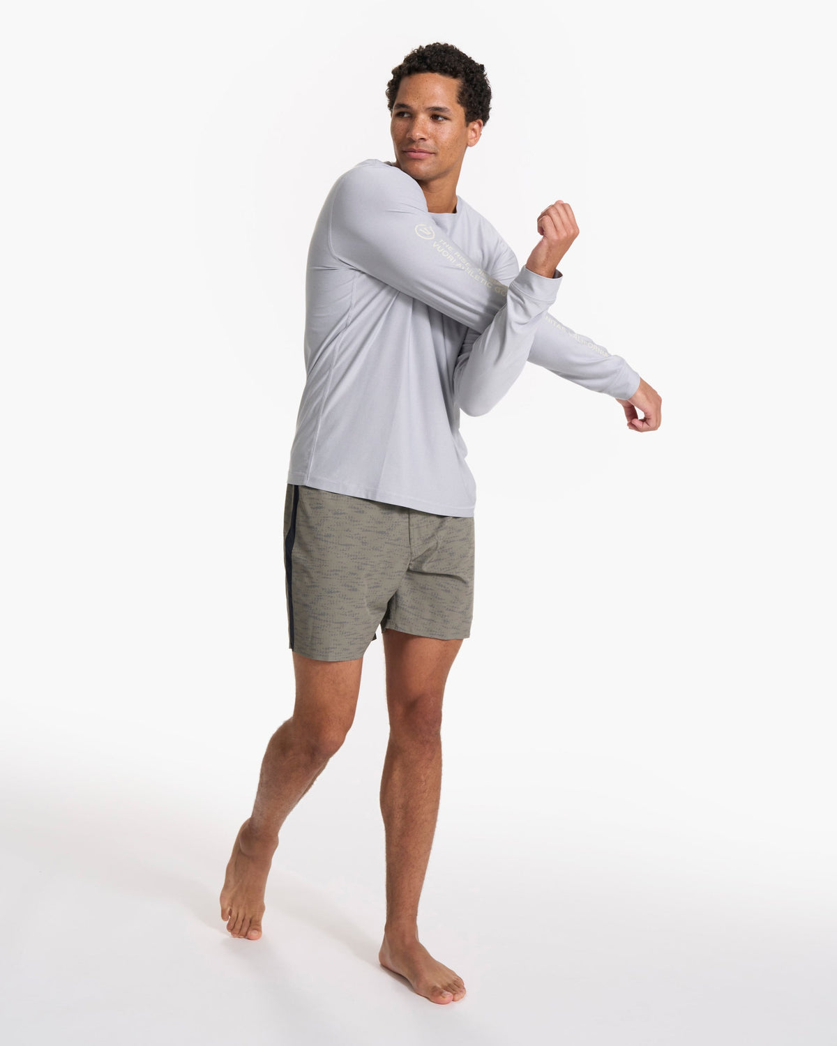 Long Sleeve Uluwatu 23 Water Tee | Platinum Heather