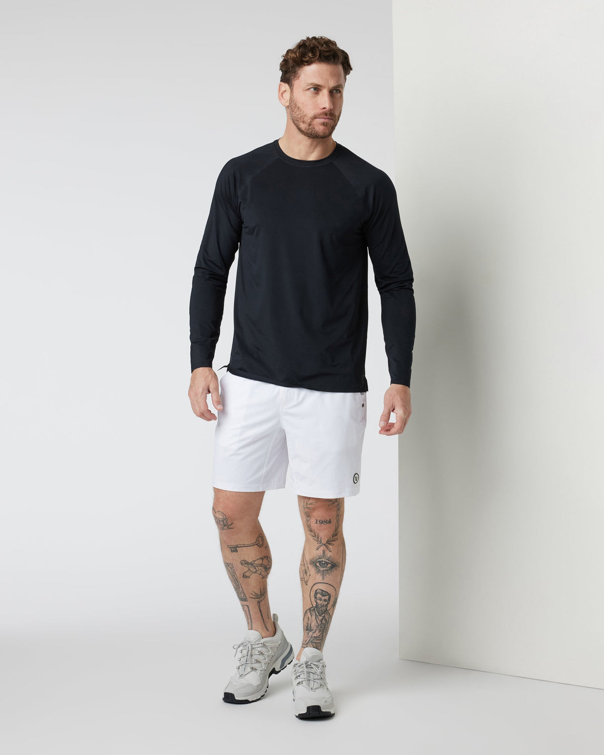 Long Sleeve Viewpoint Performance Tee | Black