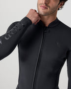 Long Sleeve Yulex Wetsuit Top | Washed Black