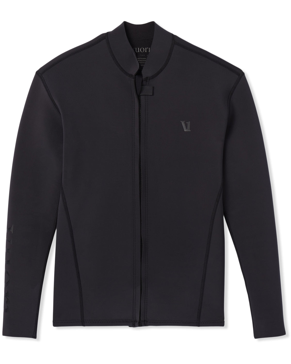 Long Sleeve Yulex Wetsuit Top | Washed Black