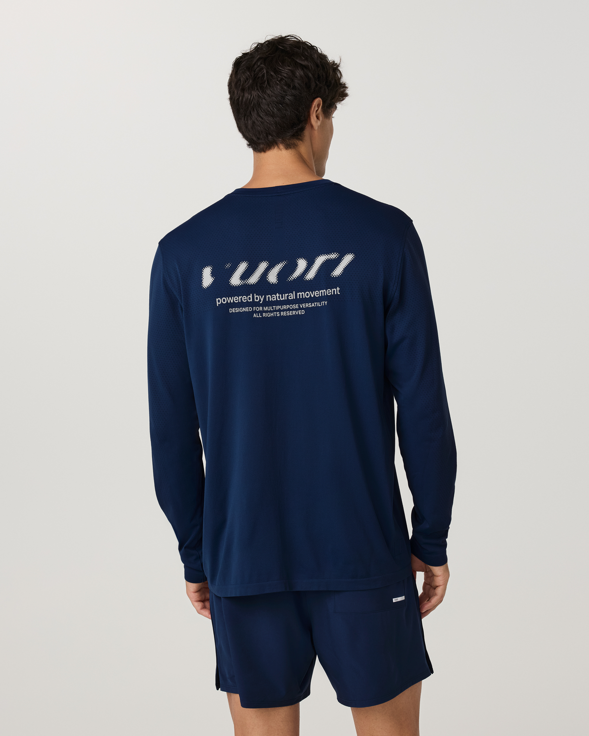 Long Sleeve Clearview Seamless Tee | Sapphire