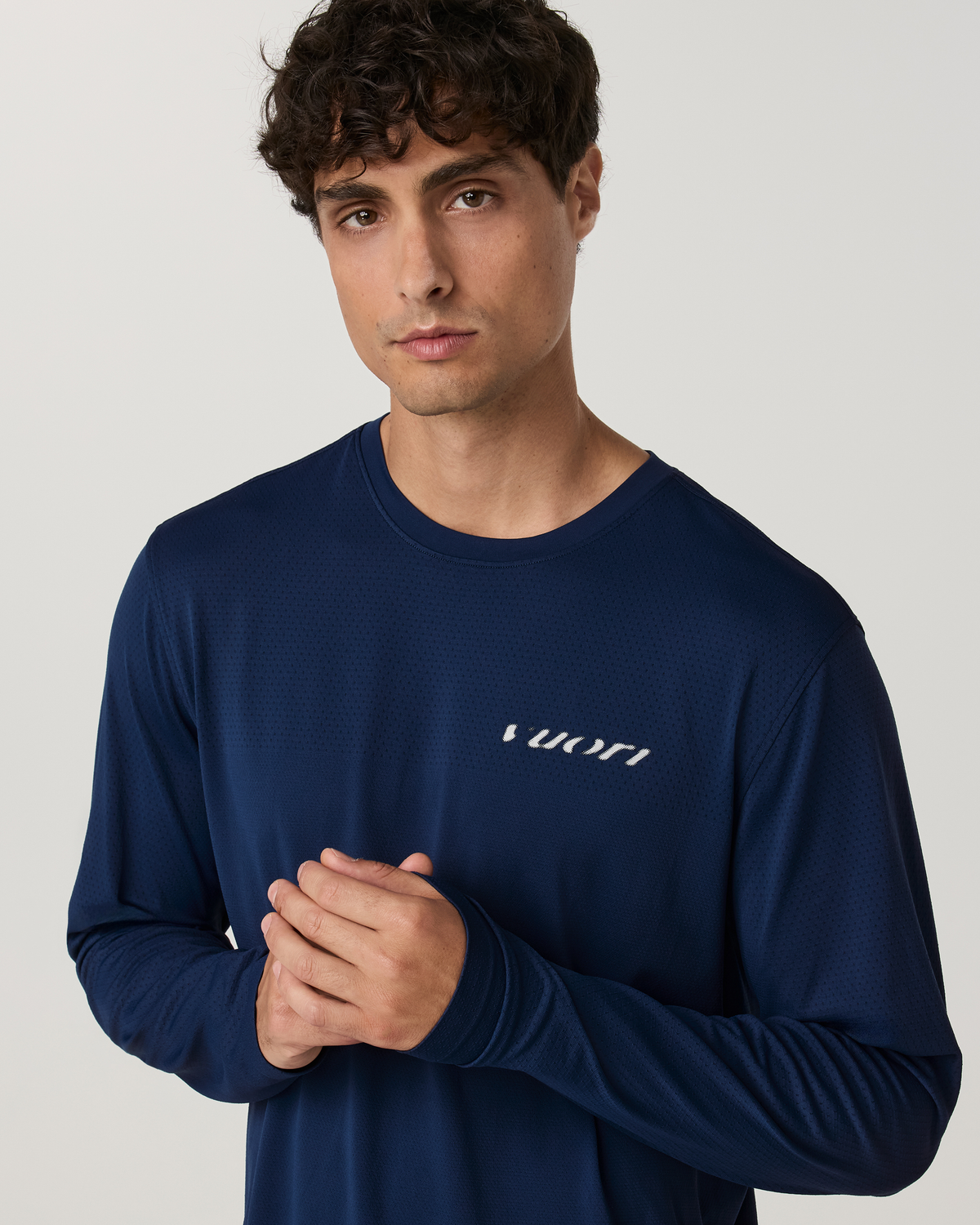 Long Sleeve Clearview Seamless Tee | Sapphire