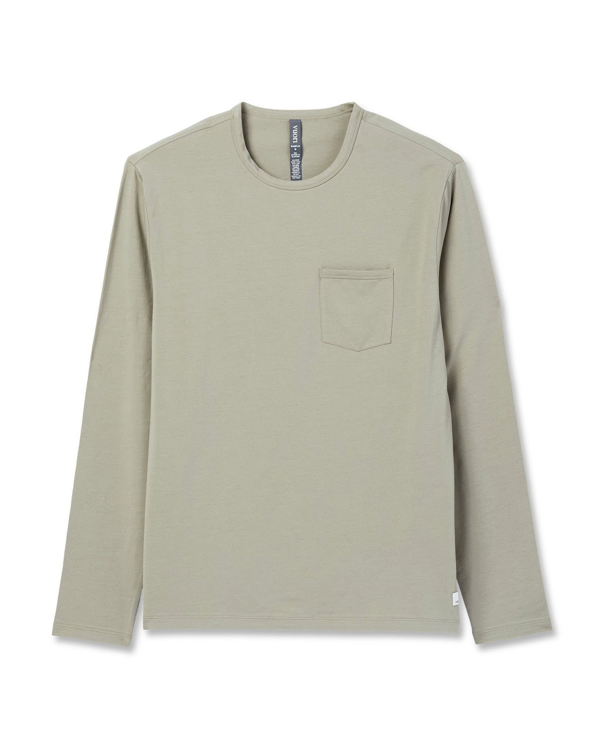 Long Sleeve Mens Feather Tee | Metal