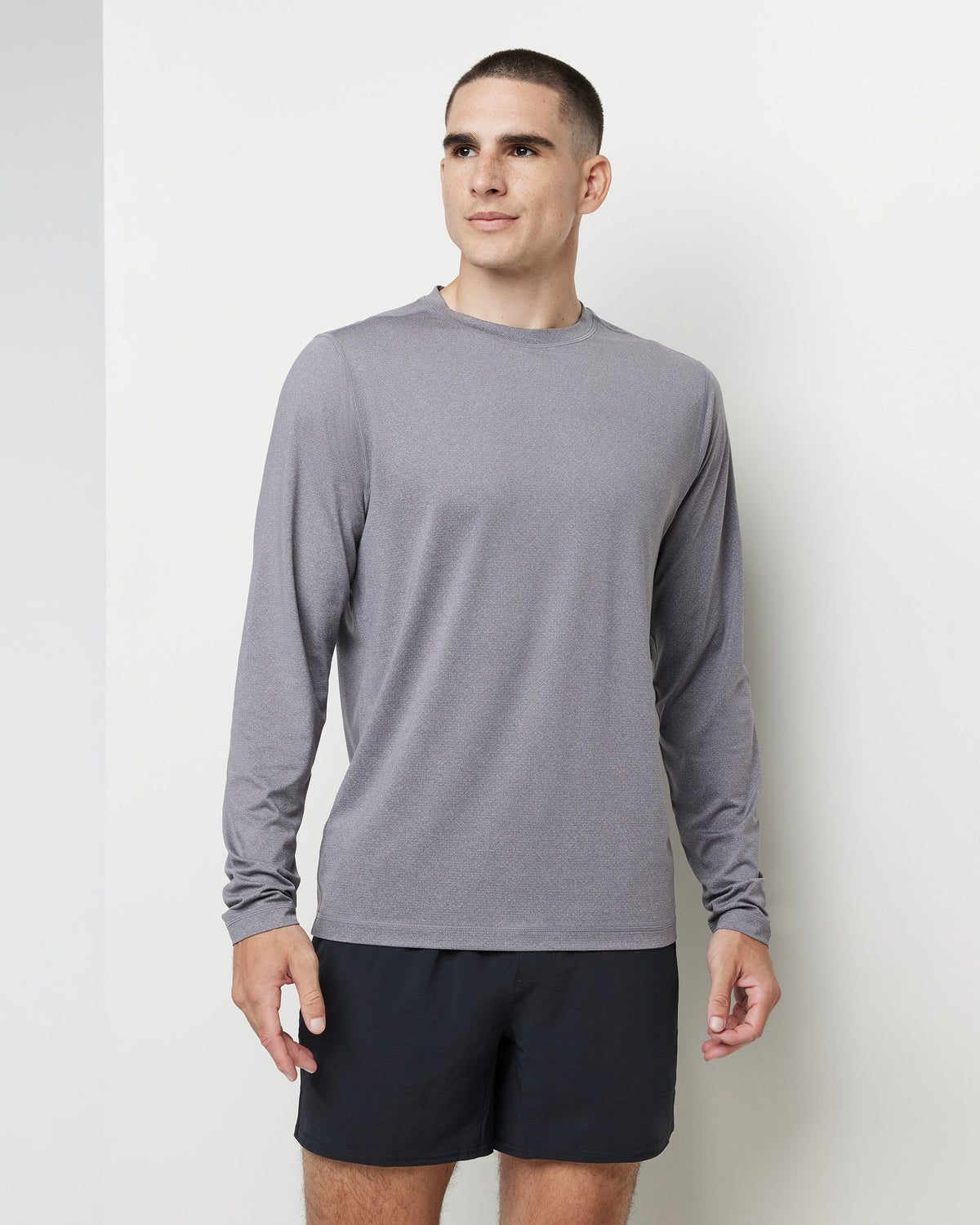 Long Sleeve Tradewind Performance Tee 2.0 | Port Heather