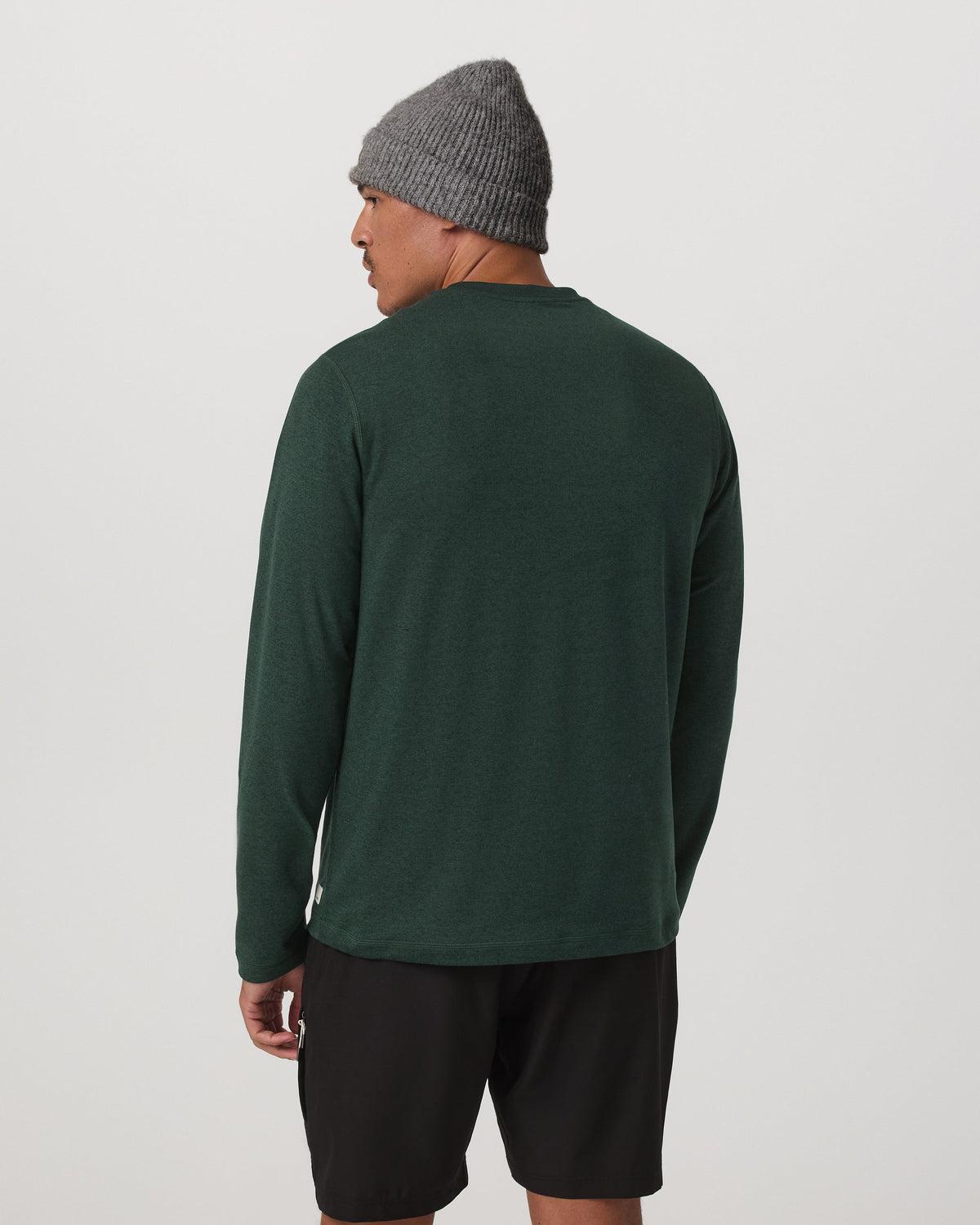 Long Sleeve Ponto Performance Tee | Evergreen Heather