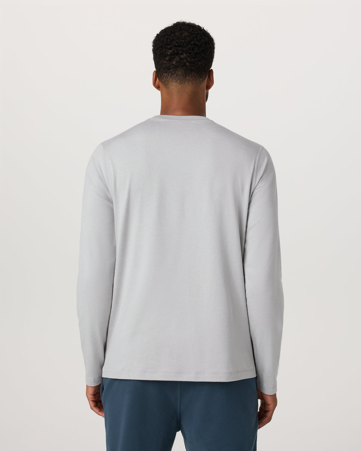 Long Sleeve Ponto Performance Tee | Frost Grey Heather