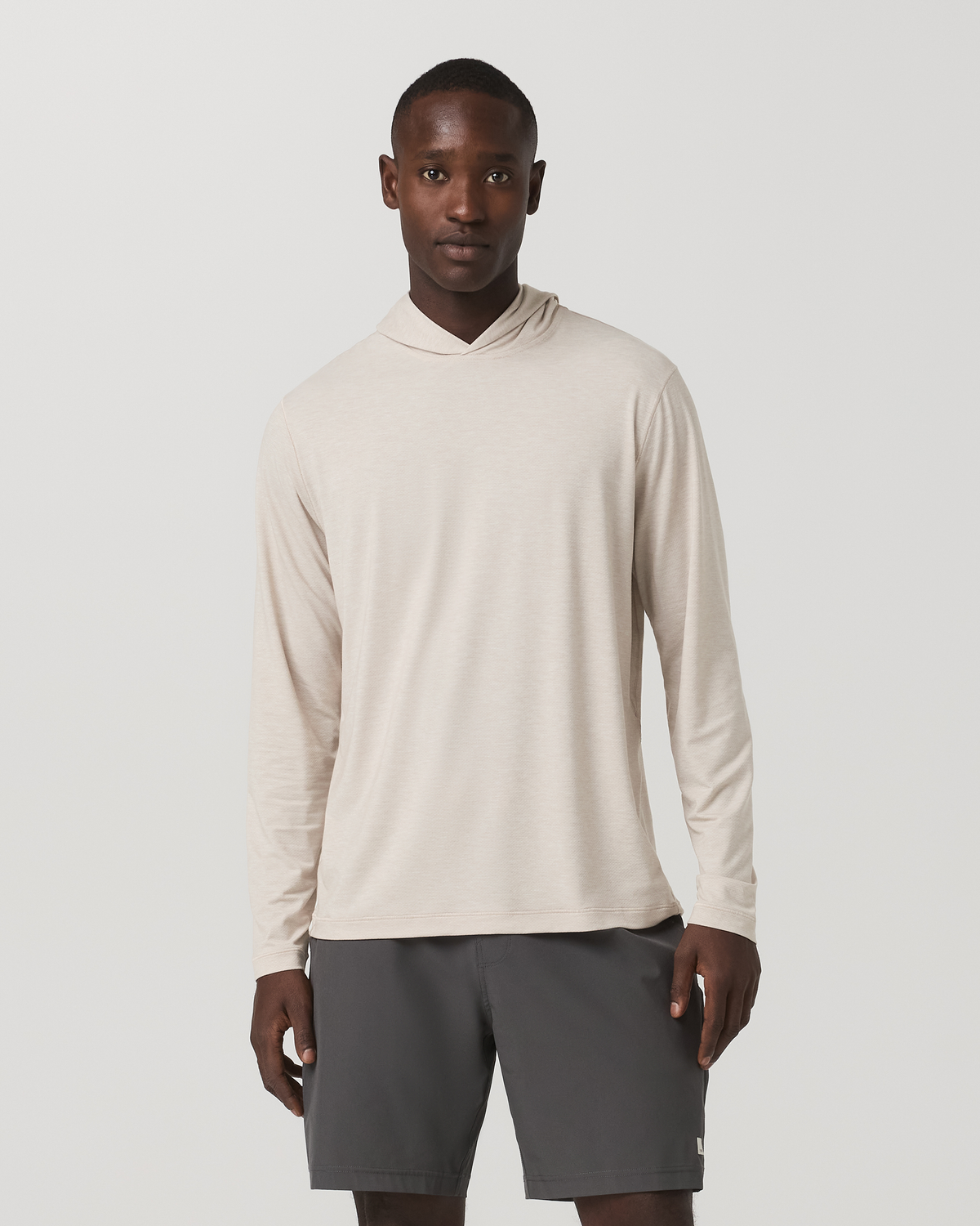 Long Sleeve Everyday Fitness Hoodie | Oatmeal Heather