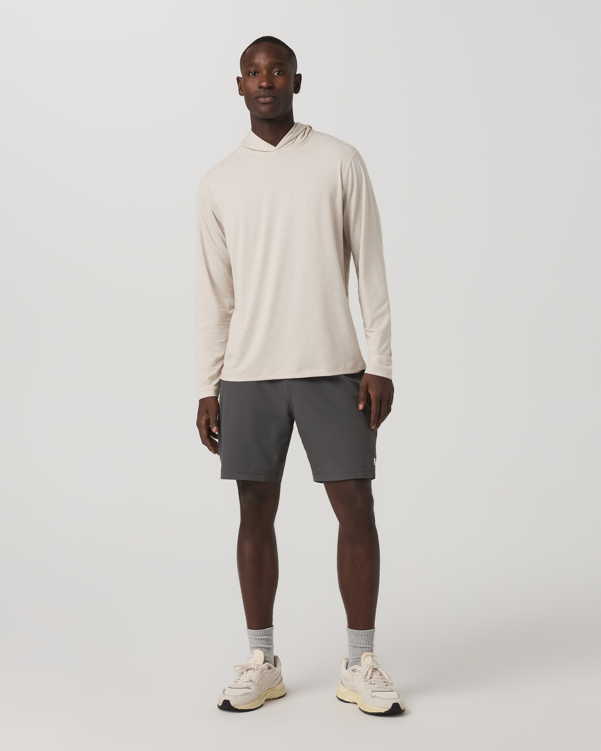 Long Sleeve Everyday Fitness Hoodie | Oatmeal Heather