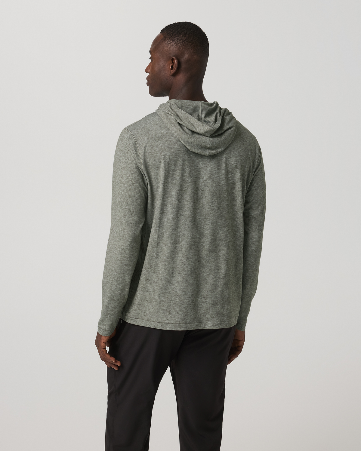 Long Sleeve Everyday Fitness Hoodie | River Rock Heather