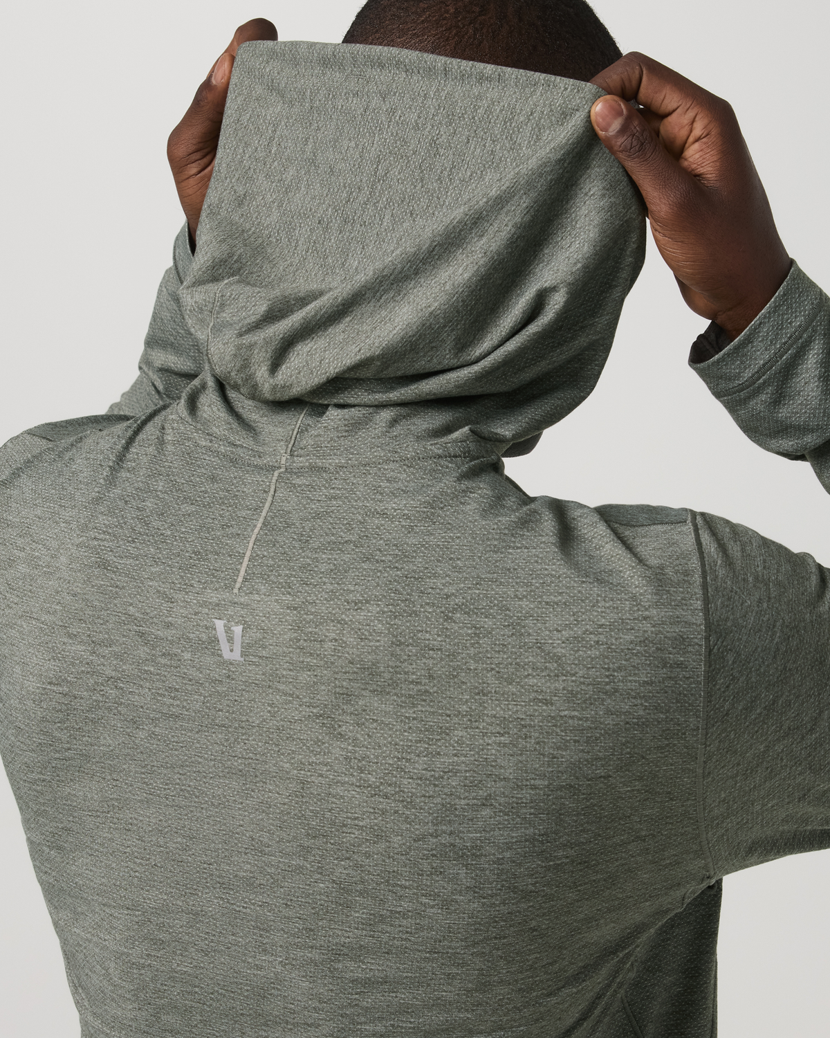 Long Sleeve Everyday Fitness Hoodie | River Rock Heather