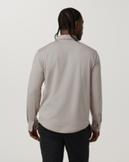 Long Sleeve Ponto Button Down | Dark Salt Heather