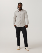 Long Sleeve Ponto Button Down | Dark Salt Heather
