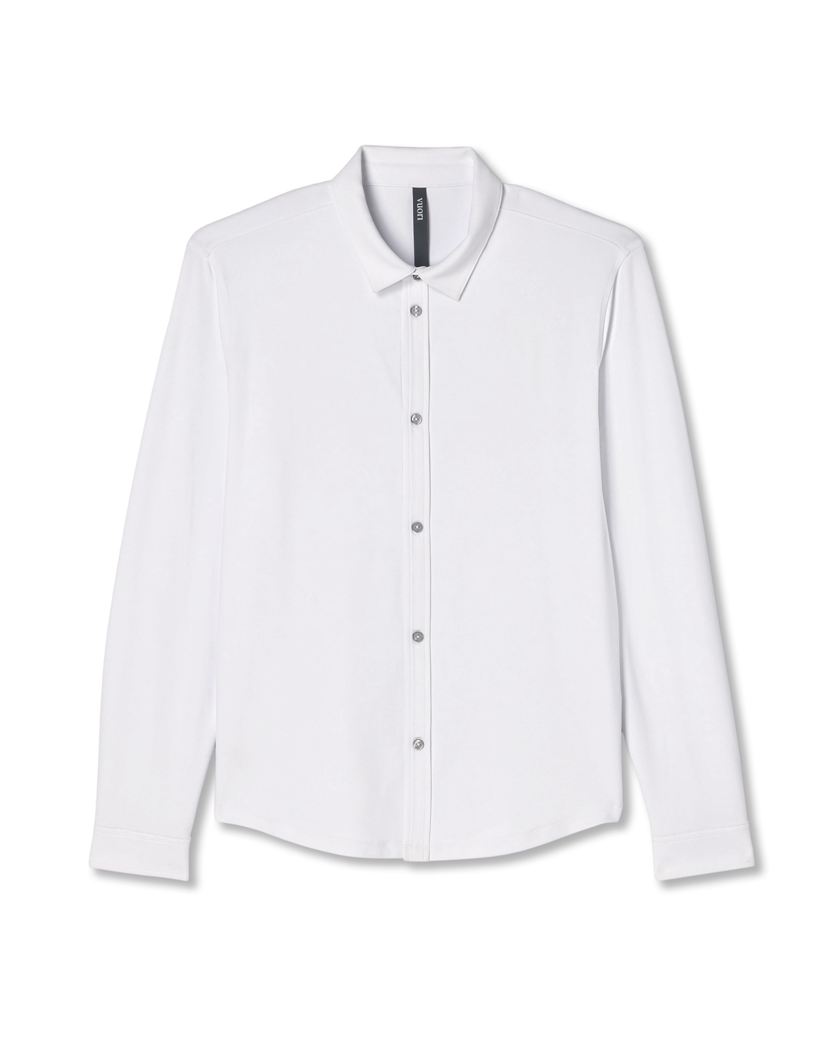 Long Sleeve Ponto Button Down Shirt | White