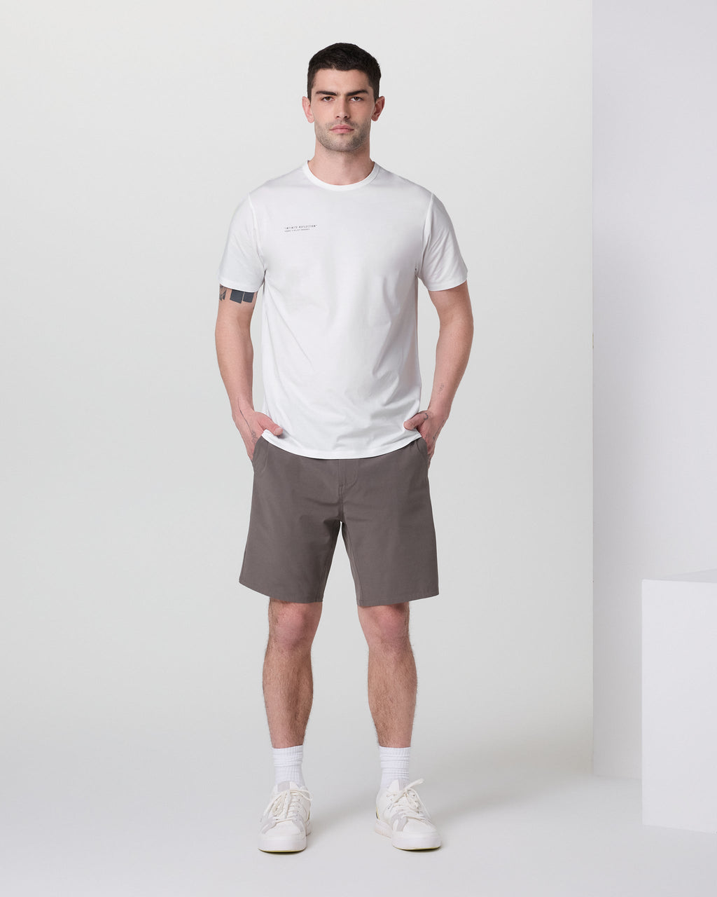 Feather Tee - Vuori x Kelsey Brookes | White