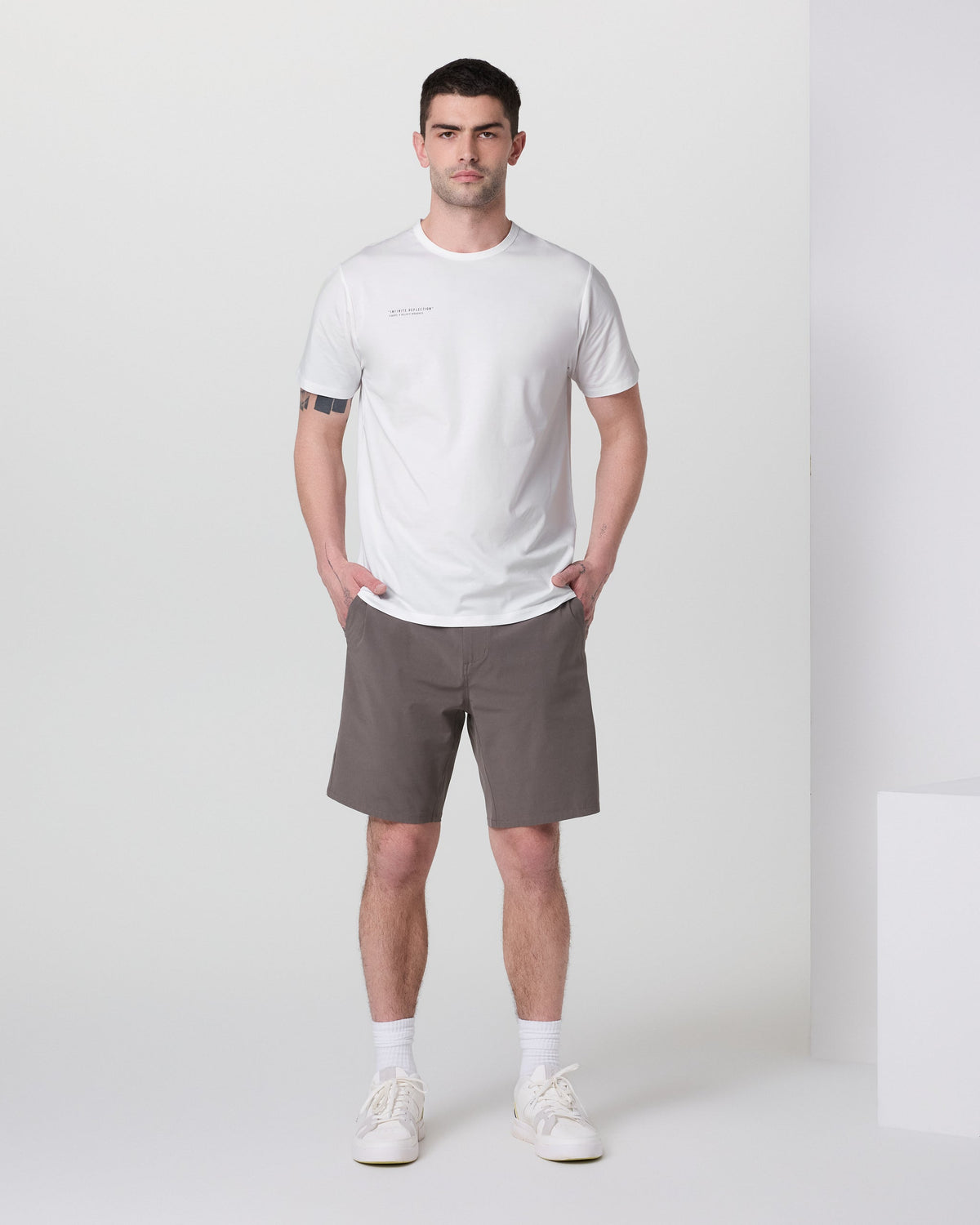 Feather Tee - Vuori x Kelsey Brookes | White