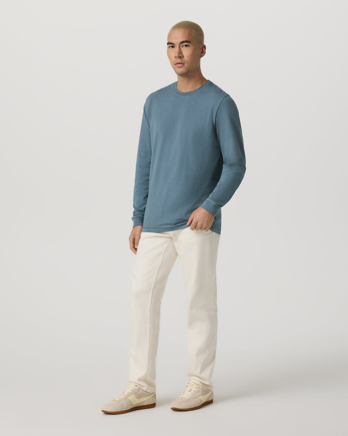 Long Sleeve Tuvalu Tee | Abyss