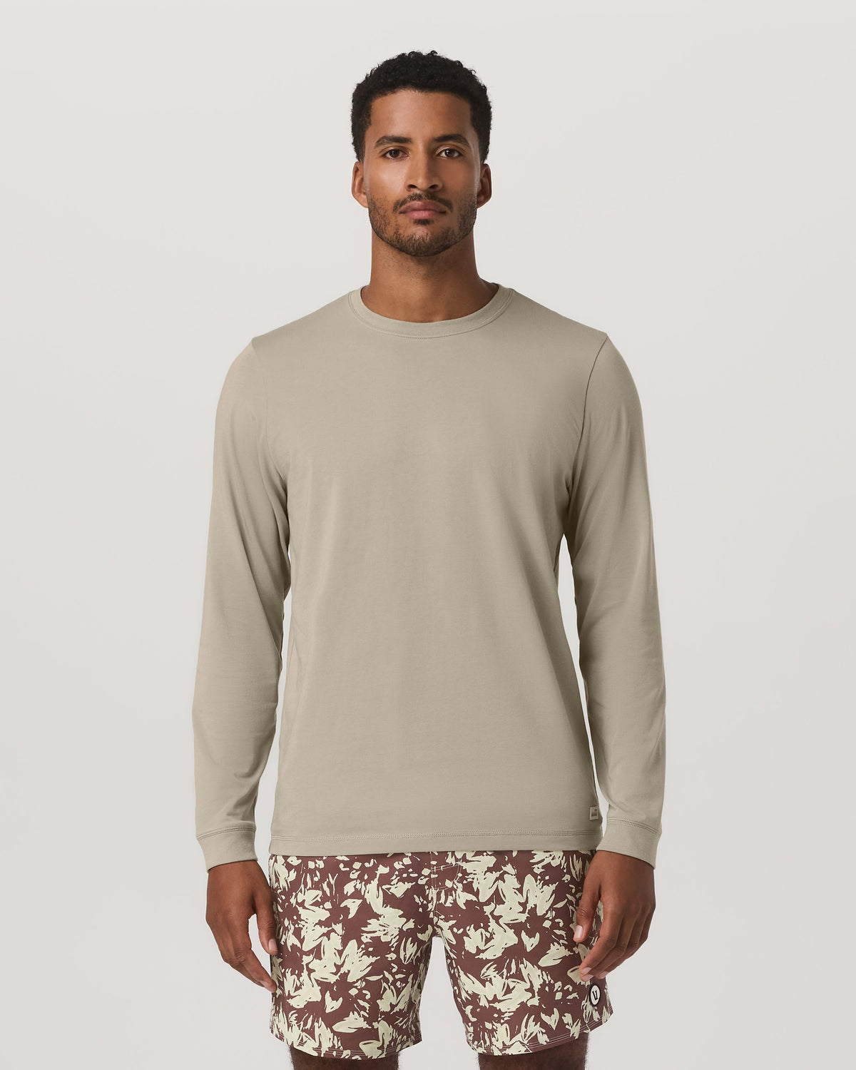 Long Sleeve Tuvalu Tee | Truffle