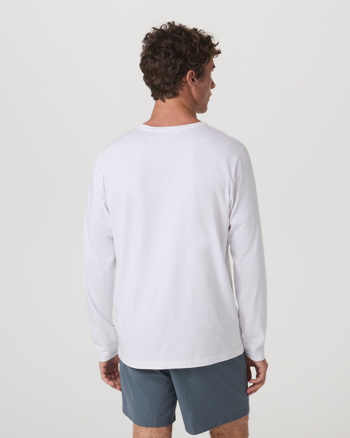 Long Sleeve Tuvalu Tee | White