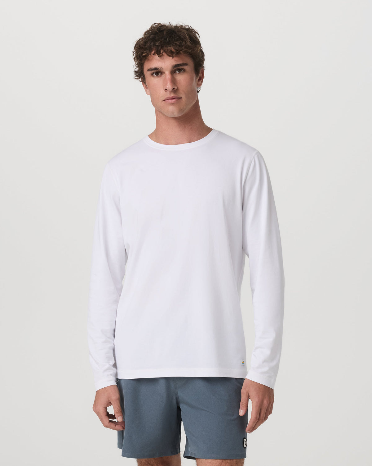 Long Sleeve Tuvalu Tee | White
