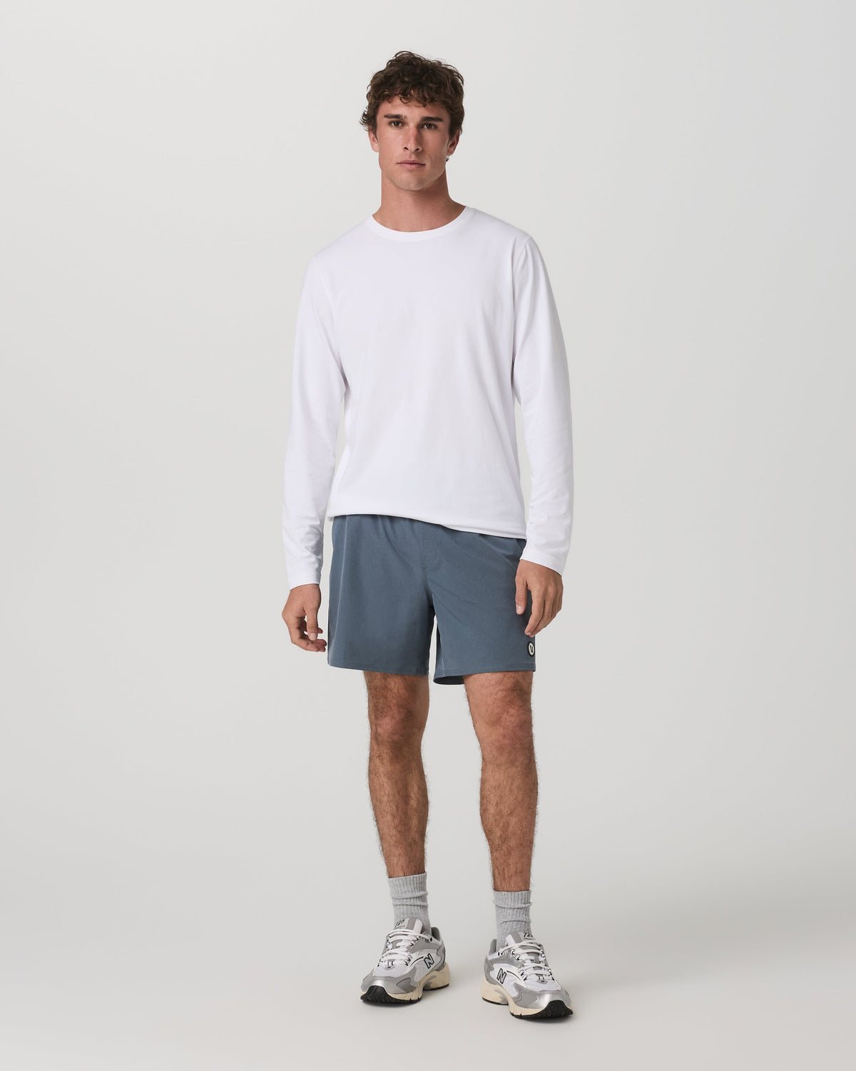 Long Sleeve Tuvalu Tee | White