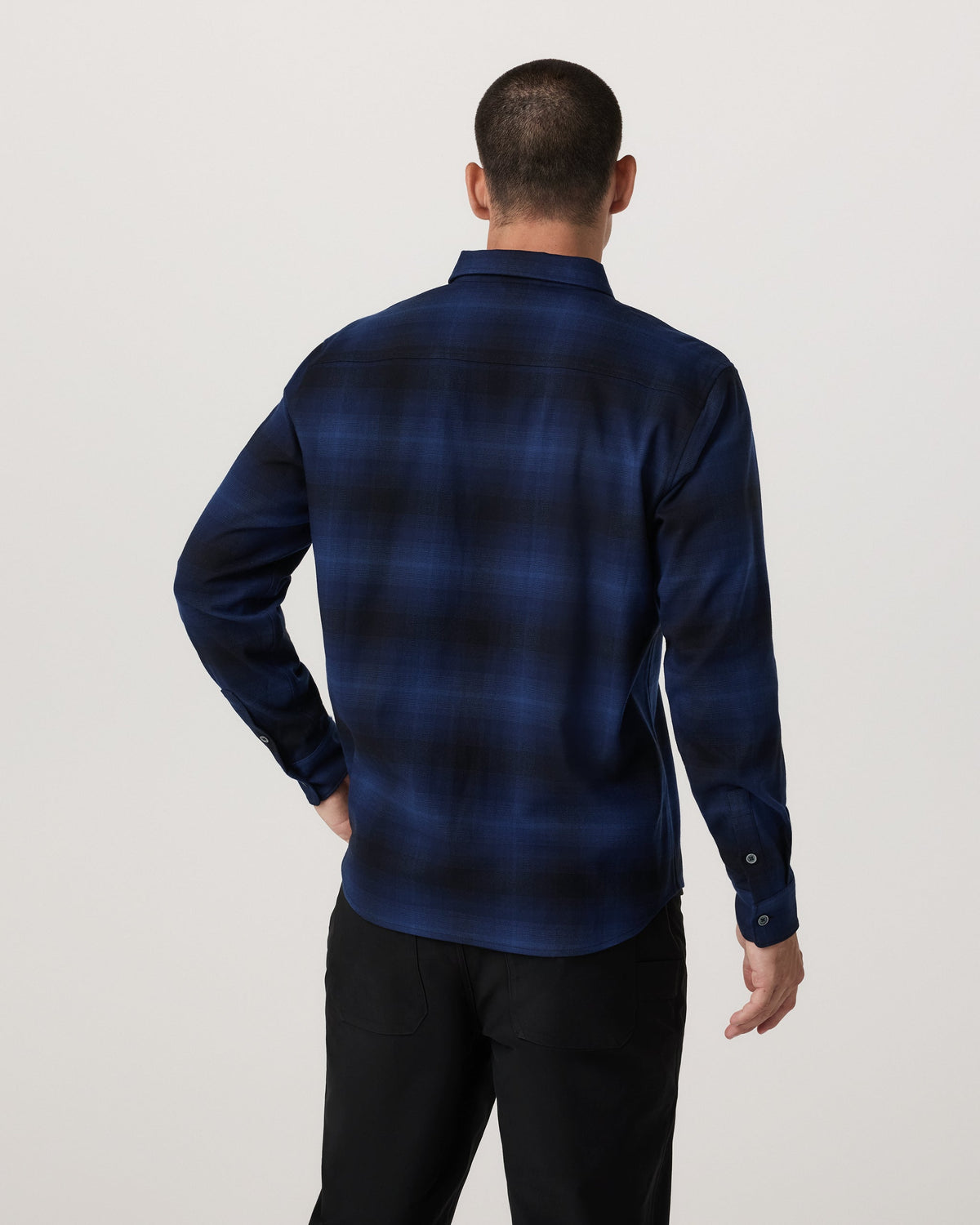 Long Sleeve Flannel Button Down Shirt | Blue Coast