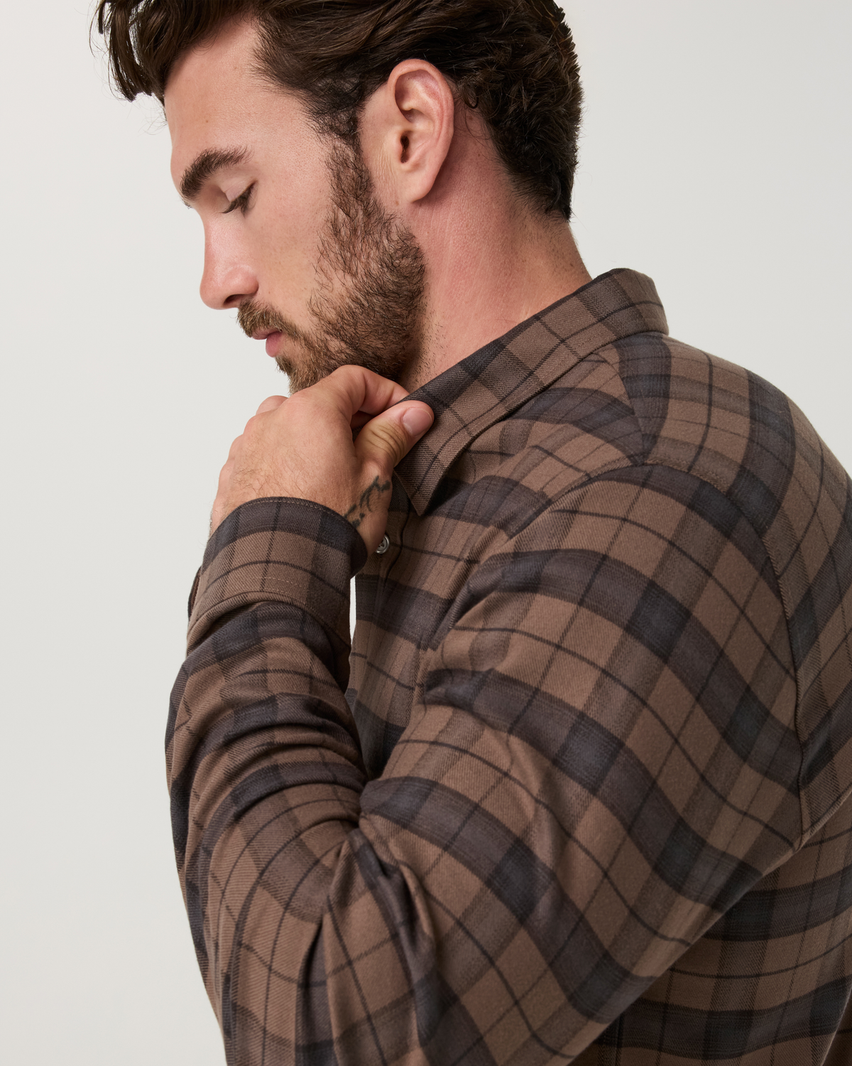 Long Sleeve Midweight Flannel Shirt | Elm