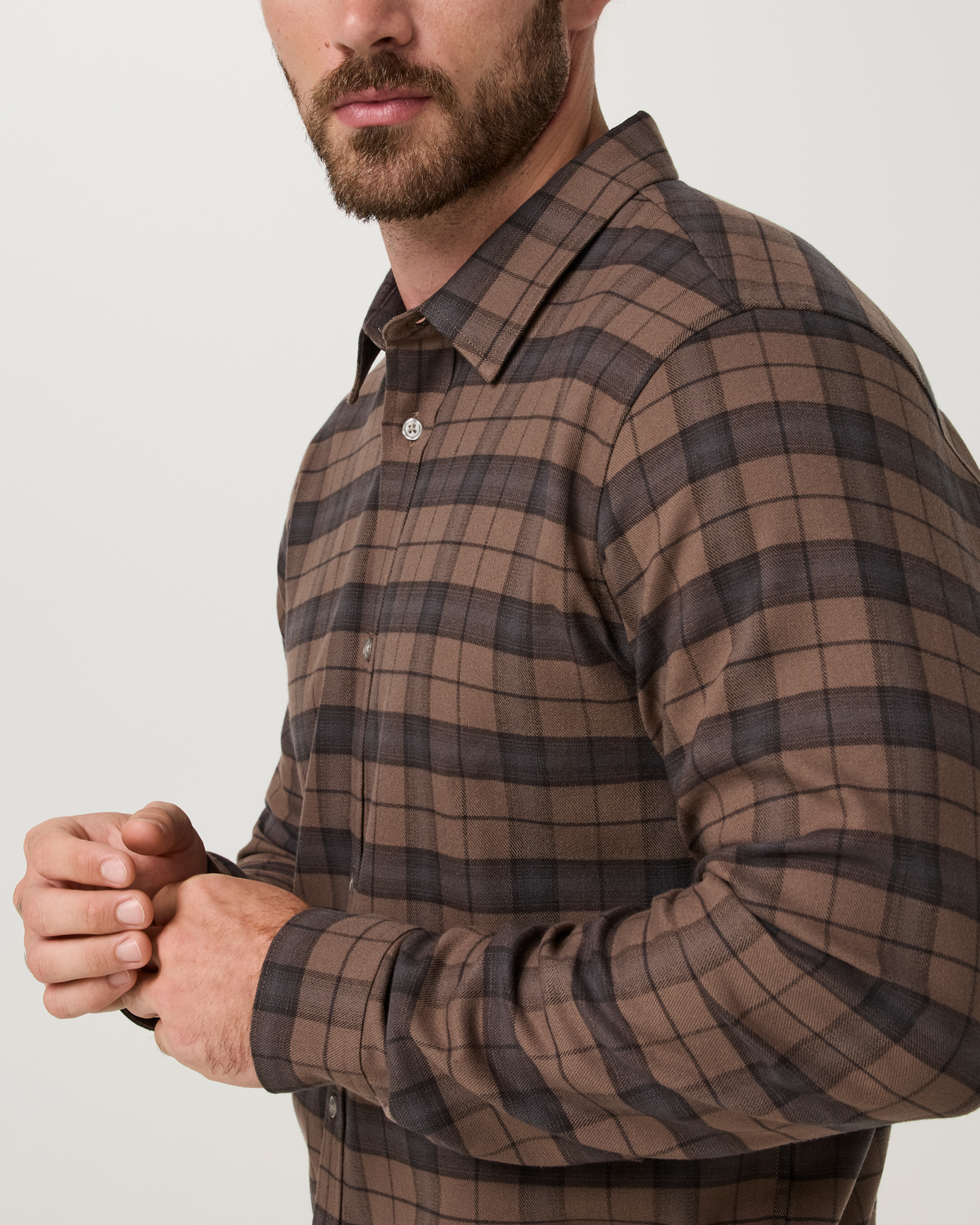 Long Sleeve Midweight Flannel Shirt | Elm