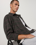 Long Sleeve Midweight Flannel Shirt | Hunter Green