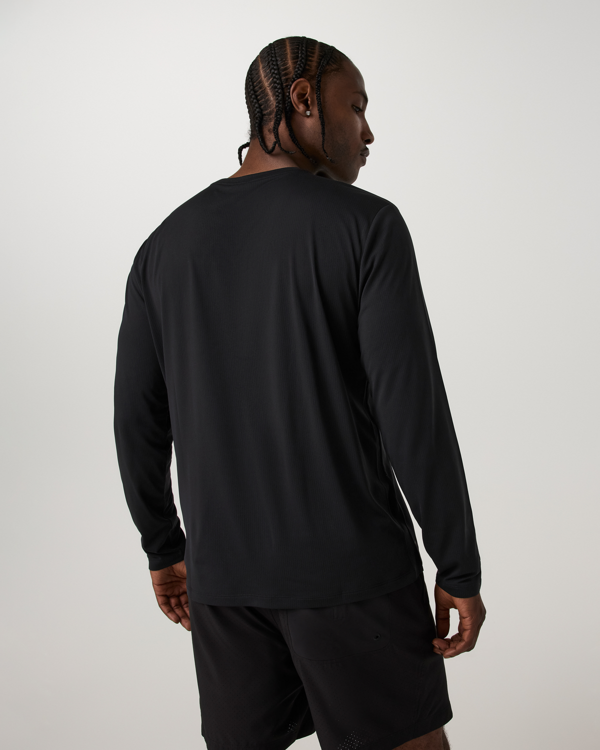 Long Sleeve Strato Breathe Tee | Black