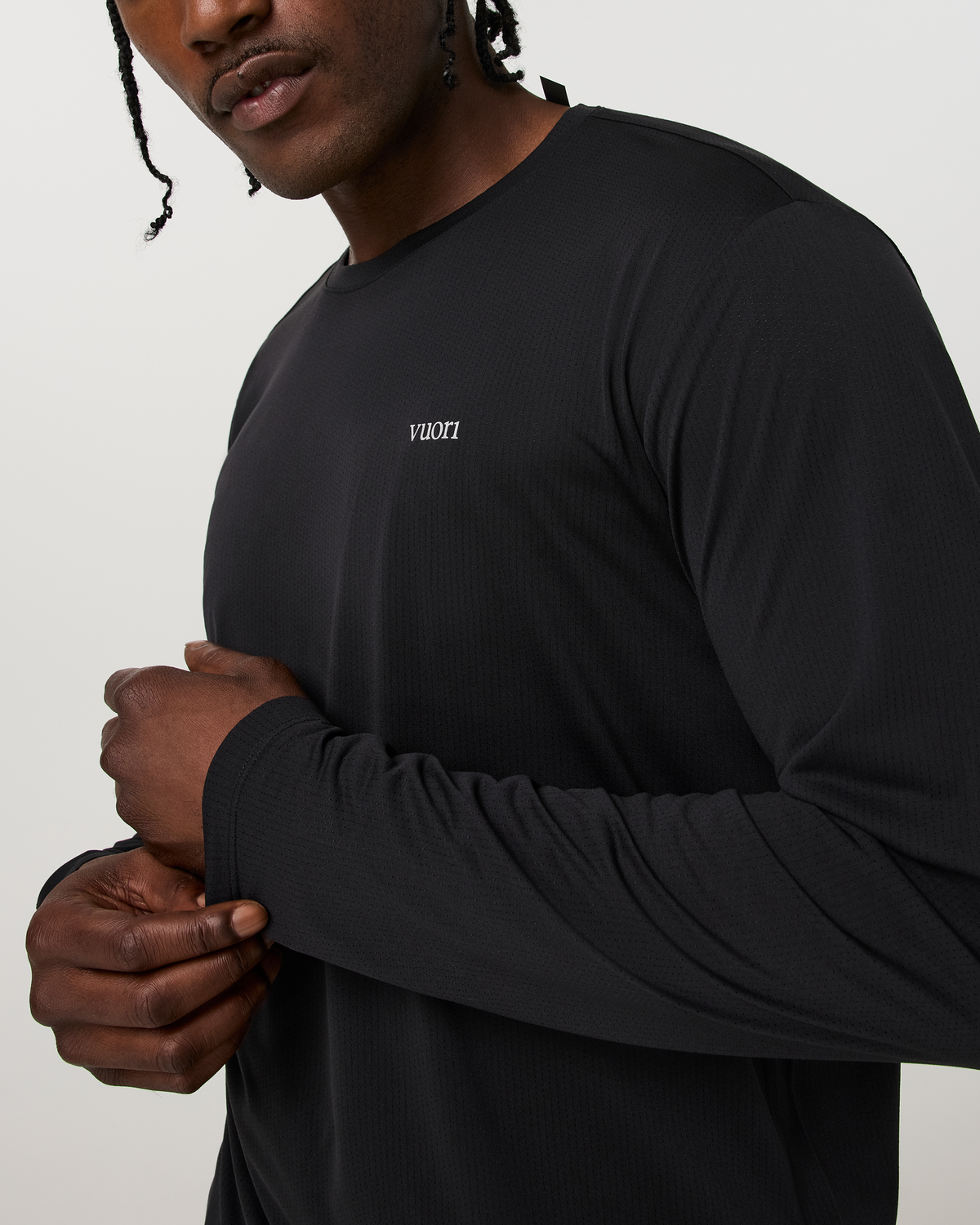 Long Sleeve Strato Breathe Tee | Black