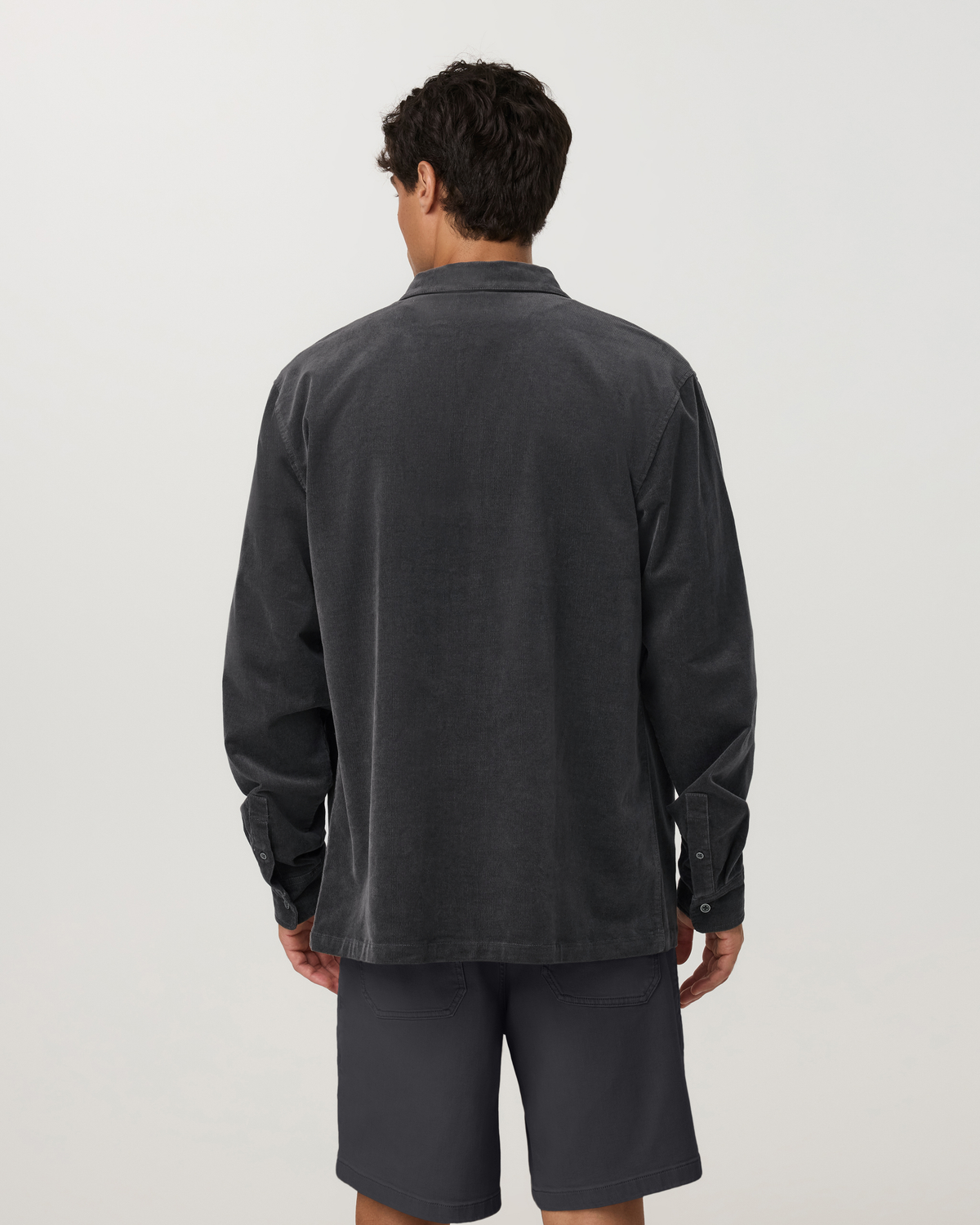 Long Sleeve Optimist Button Down | Charcoal
