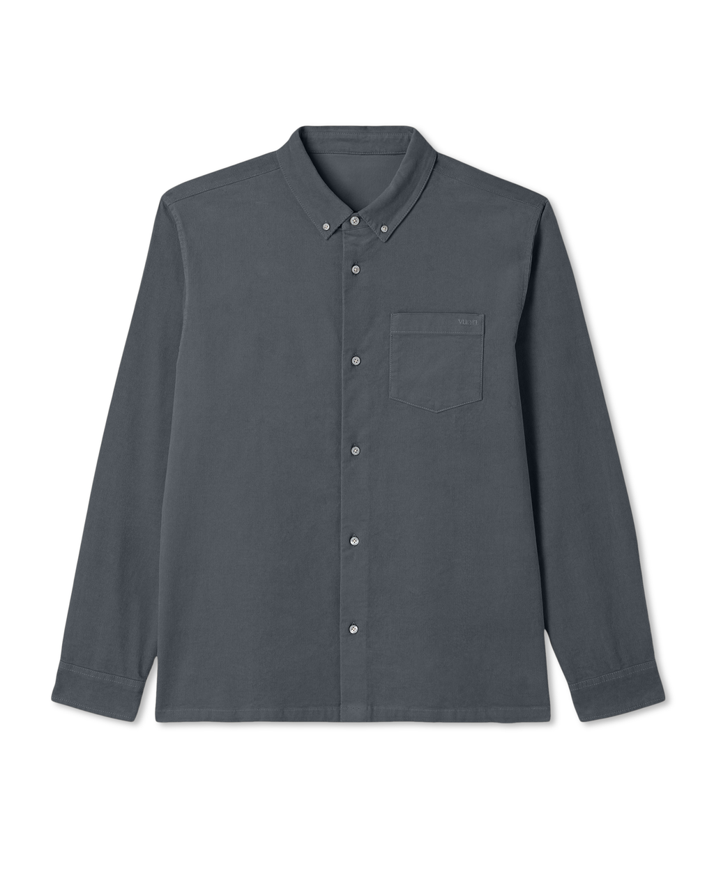 Long Sleeve Optimist Button Down | Charcoal