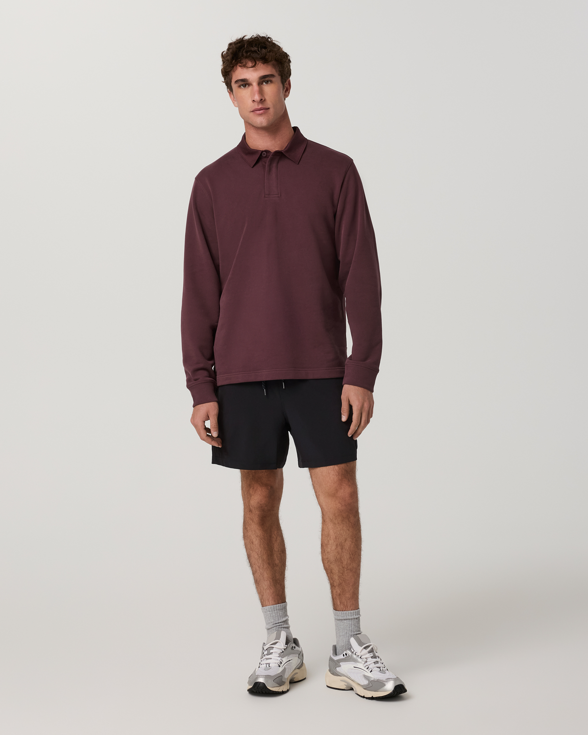 Long Sleeve Cypress Rugby | Boysenberry