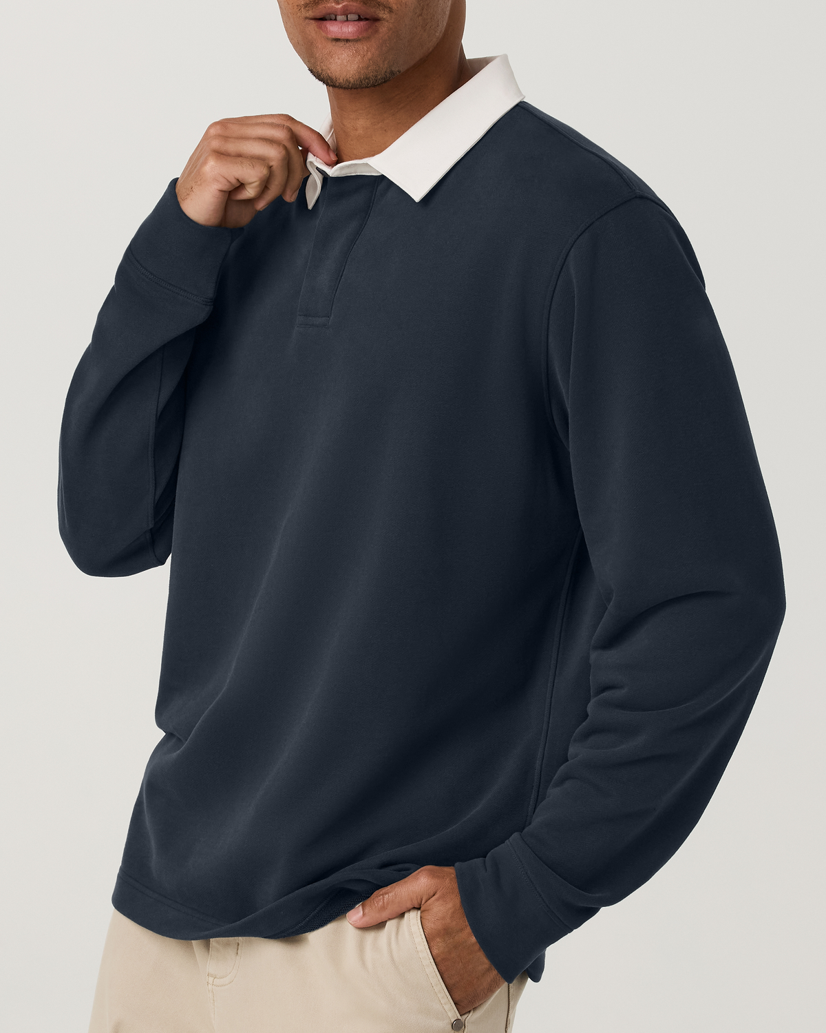 Long Sleeve Cypress Rugby | Navy