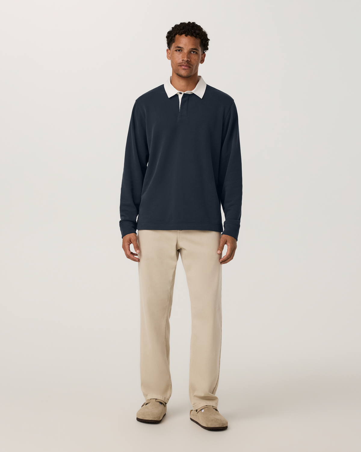 Long Sleeve Cypress Rugby | Navy